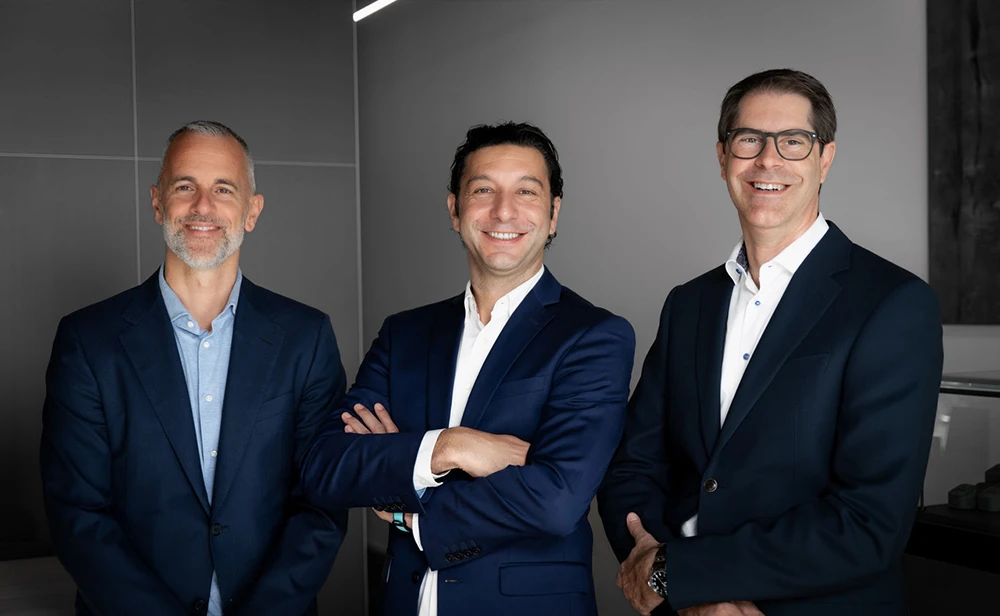 Thomas Prajer, Stefano Augstburger and Urs Gerber from Xania × Nexora  Finance AG